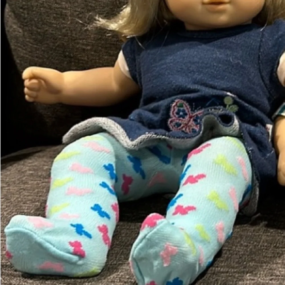 Adorable Female Twin Doll 2 pc Dress Set